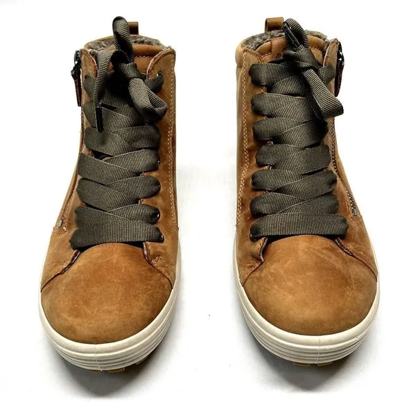 ECCO Soft 7 Tred Gore-Tex Leather High Top Shoes Wo's 7 EU 38 Sneaker Boots