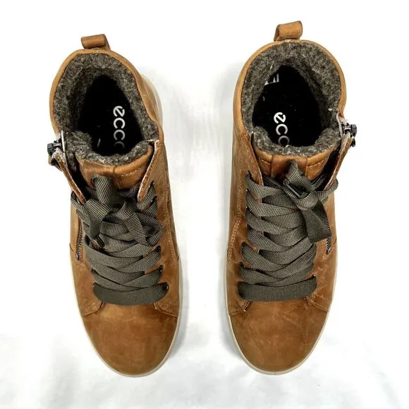 ECCO Soft 7 Tred Gore-Tex Leather High Top Shoes Wo's 7 EU 38 Sneaker Boots