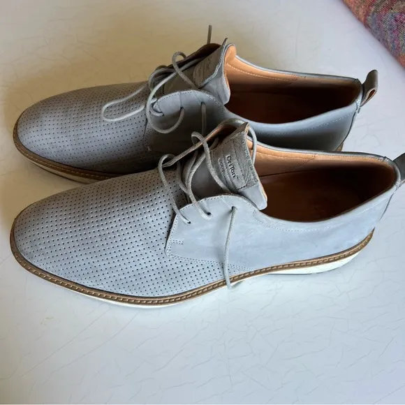 Ecco ST.1 Hybrid DriTan Suede Grey Gray Golf Shoes Men’s Size