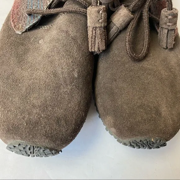 Eddie Bauer Transition Chukka Brown Suede Shoes Lace-up Womens Size 8 6180-266