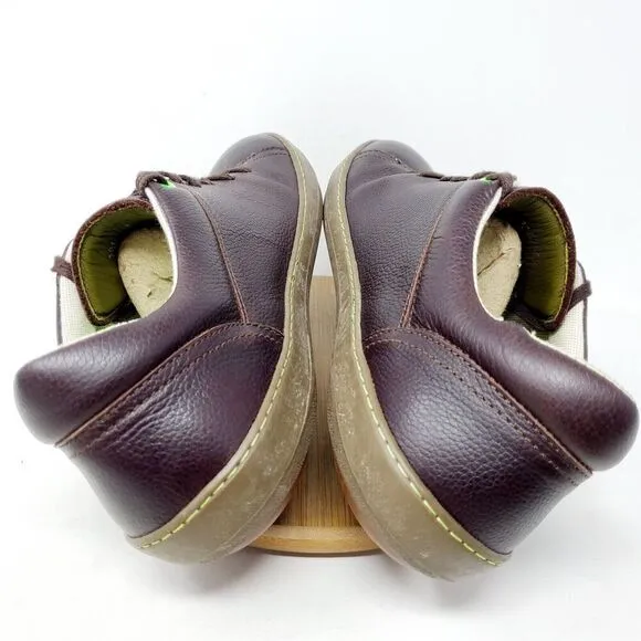 El Naturalista Shoes Mens 45 Meteo N206 Brown Leather Barefoot Comfort Sneaker