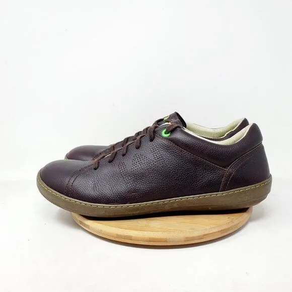 El Naturalista Shoes Mens 45 Meteo N206 Brown Leather Barefoot Comfort Sneaker