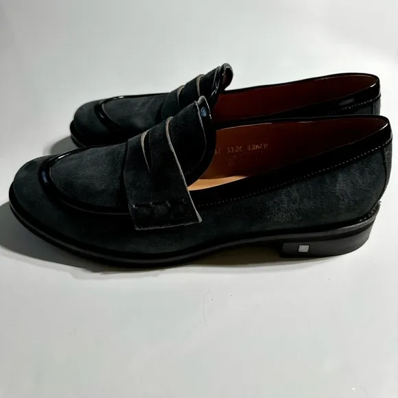 Embassy London Loafers Suede Shoes Designer Size 10 (41)