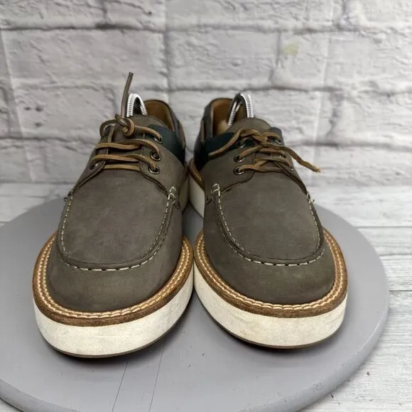 Emporio Armani Loafers Shoes Brown/Navy Men Size 8