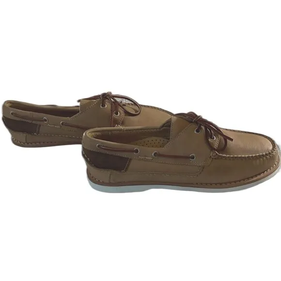 Ernest Hemingway Men’s Size 10 M Leather Boat Shoes Moccasins. LNWOT