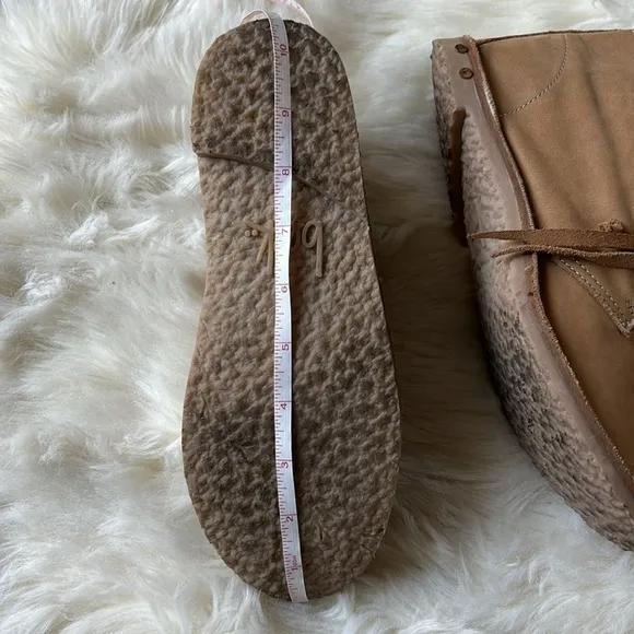 EUC | Anthropologie BEEK Women's 7 Warbler Brown Suede Ankle Boots Shoes