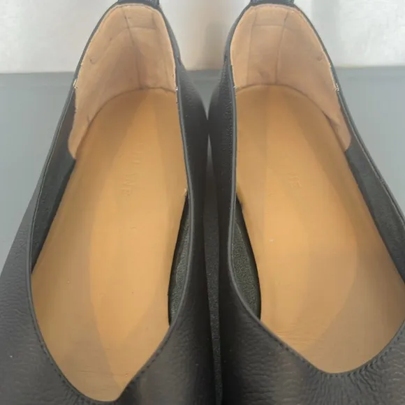 Everlane The Day Glove Black Leather Ballet Flats Size 9