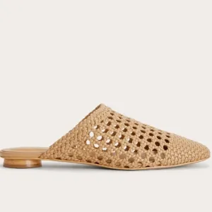 Everlane The Day Mule Light Taupe Woven Shoes Size 5 [MSRP:$168] New Without Box