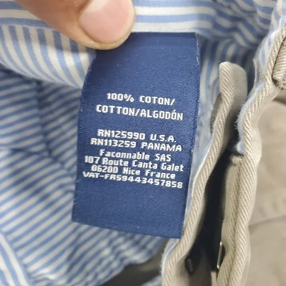 Faconnable Senator Chino Pants Men Size 32R