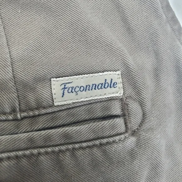 Faconnable Senator Chino Pants Men Size 32R