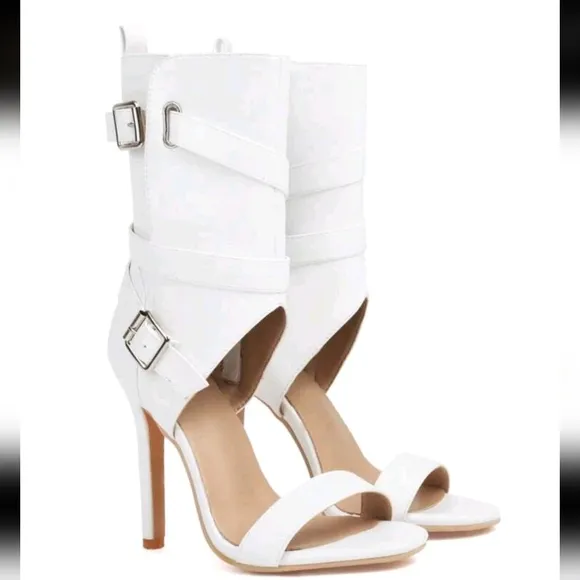 Fashionable Sexy High Heel Women Boots, Stilettos Open Toe Summer Sandals