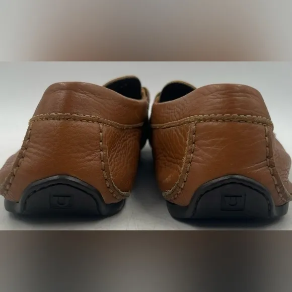 Ferragamo 9.5 Men's Brown Leather Loafers