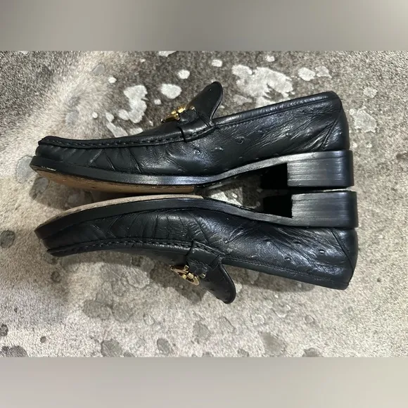Ferragamo Ostrich Loafers