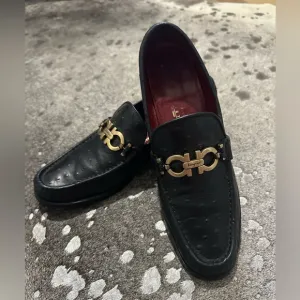 Ferragamo Ostrich Loafers