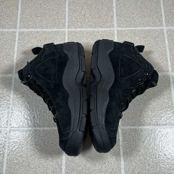 Fila Grant Hill 2 F Black Suede Athletic Basketball Shoes Size 10.5