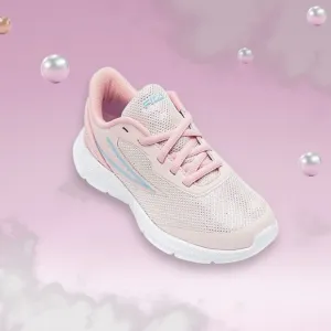 Fila Kids Girls Pink and White Sneakers Size 6