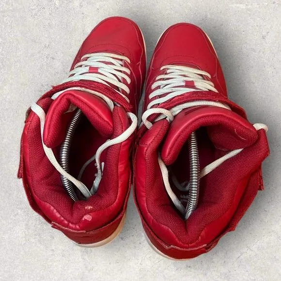FILA MULTIVERSE BASKETBALL SHOES RED &amp; WHITE SNEAKERS #1CM00703 611 Size 11