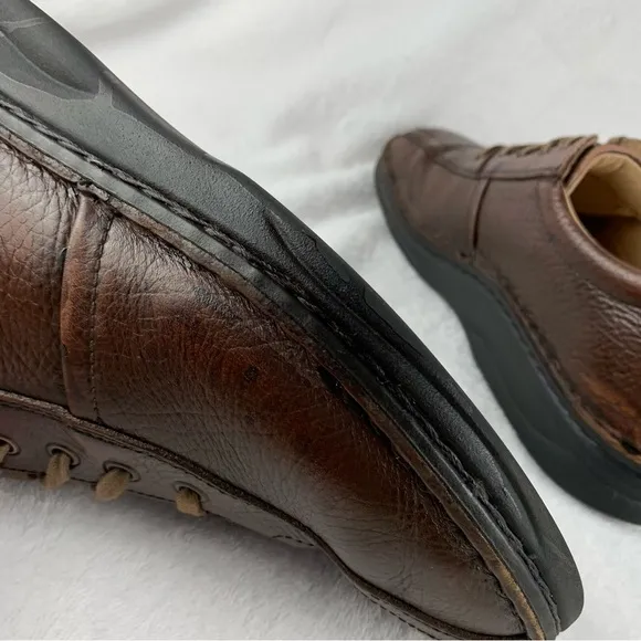 Finn Comfort Men's Shoes Brown Leather‎ Oxford Shoes Sz 9.5 W Made In Germany