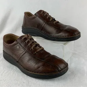 Finn Comfort Men's Shoes Brown Leather‎ Oxford Shoes Sz 9.5 W Made In Germany