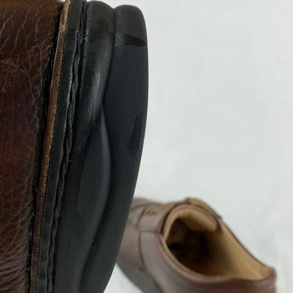 Finn Comfort Men's Shoes Brown Leather‎ Oxford Shoes Sz 9.5 W Made In Germany