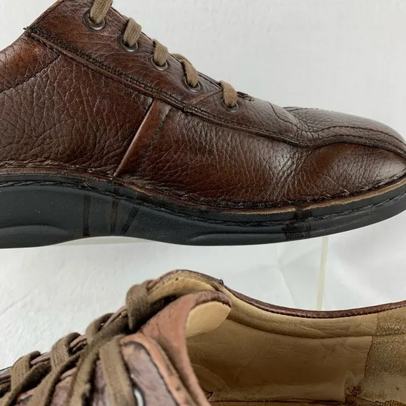 Finn Comfort Men's Shoes Brown Leather‎ Oxford Shoes Sz 9.5 W Made In Germany