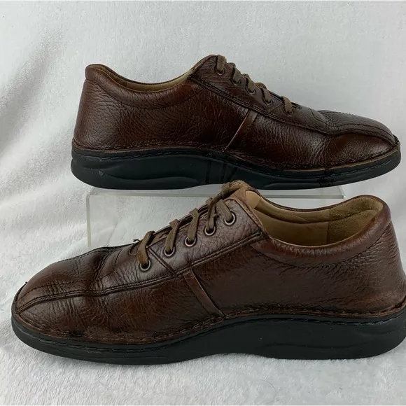 Finn Comfort Men's Shoes Brown Leather‎ Oxford Shoes Sz 9.5 W Made In Germany