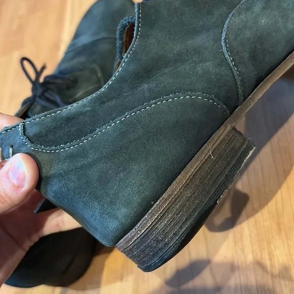 Fiorentini baker blue suede shoes