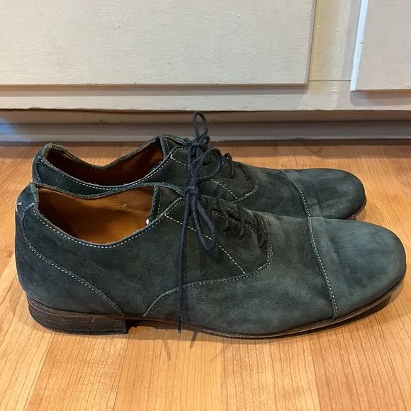 Fiorentini baker blue suede shoes