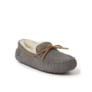 FIREBY DEARFOAMS Mens Gray Moc Temperature Control Victor Moccasins Shoes 13