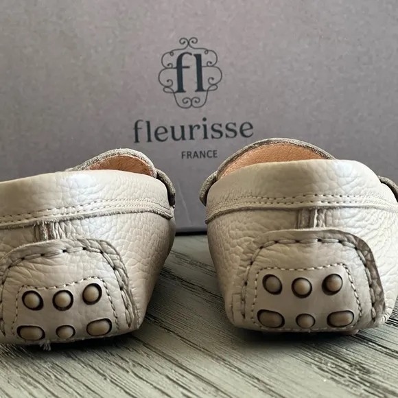 FLEURISSE KIDS LEATHER LOAFER MOCCASIN SHOES