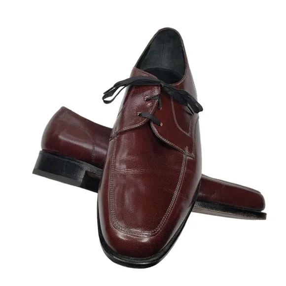 Florsheim | Cherry Red Glossy Leather Business Casual Dress Shoes Men's 8.5