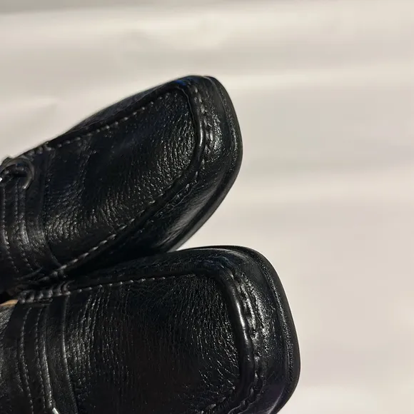 FLORSHEIM COMFORTECH MENS 13086-001 LEATHER UPPER SHOES SIZE 8.5 3E BLAC…