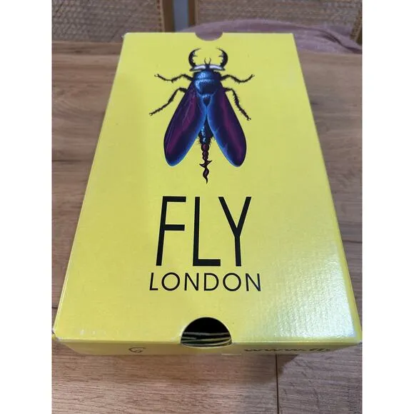 Fly London WHIT295FLY Cupido Concrete Sling-Back Pumps Shoes Size 39 EU 8 US NIB