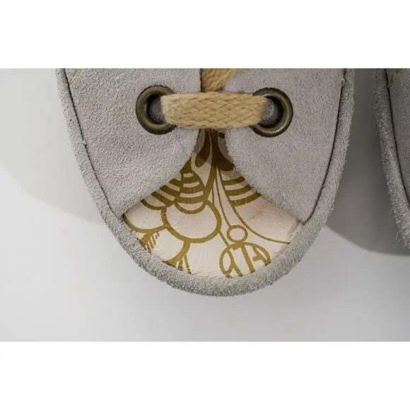 Fly London Yaba Suede Lace-Up Wedges Women's Sz 9-9.5 US / 40 EU Shoes