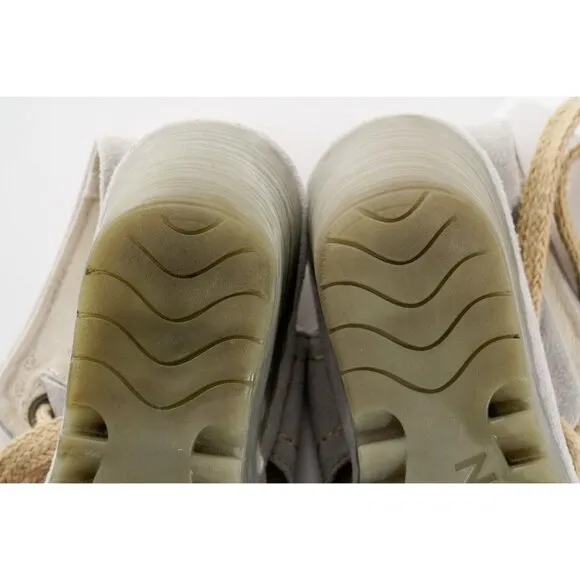 Fly London Yaba Suede Lace-Up Wedges Women's Sz 9-9.5 US / 40 EU Shoes