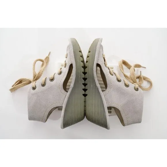 Fly London Yaba Suede Lace-Up Wedges Women's Sz 9-9.5 US / 40 EU Shoes