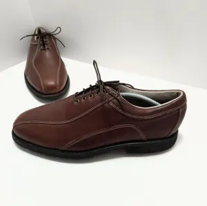 Footjoy Classics Tour Mens Golf Shoes Size 11 E Brown Leather Soft Spike