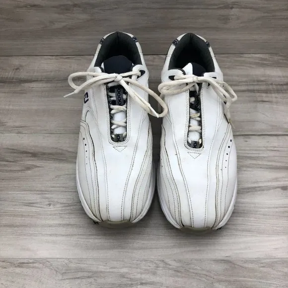Footjoy Golf Shoes Men's 10 White Lace Up Soft Spike GreenJoy Cleat Sneakers