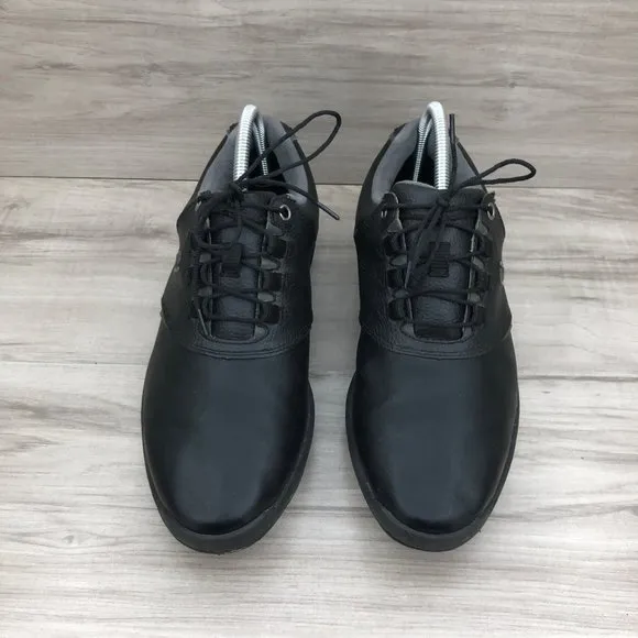FootJoy Golf Shoes Mens 9 M Black GreenJoy Lace Up Soft Spike Cleats