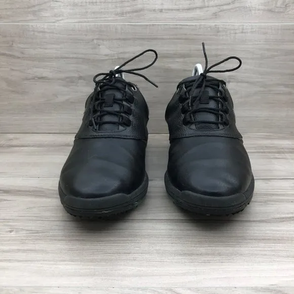 FootJoy Golf Shoes Mens 9 M Black GreenJoy Lace Up Soft Spike Cleats