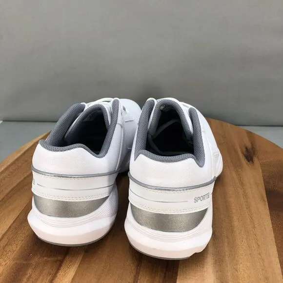 FootJoy Sport LT Golf Shoes Mens 8‎ M White Leather Performance Comfort Cushion