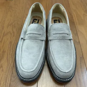 FootJoy Suede Loafer Men's Casual Shoes Size 8.5M Grey #79077 New