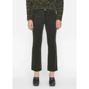 FRAME LE CROP MINI BOOT CORDUROY Size 29 Dark Olive