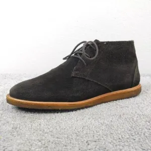 Frank Wright Baxter Mens Size 9 Ankle Boots Lace Up Chukka Suede Leather Brown