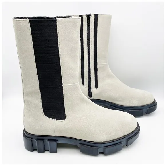 Free People Brooks Chelsea Lug Sole Booties Size 39