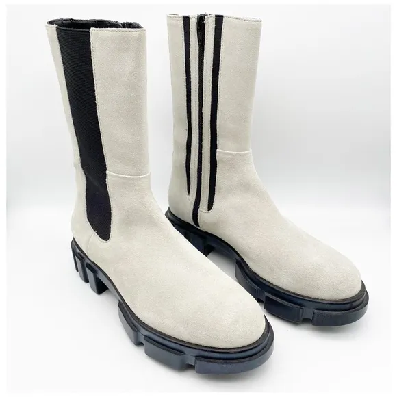 Free People Brooks Chelsea Lug Sole Booties Size 39