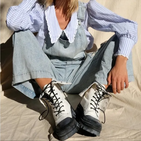 Free People‎ Goldie Lug Sole Lace up Boote
