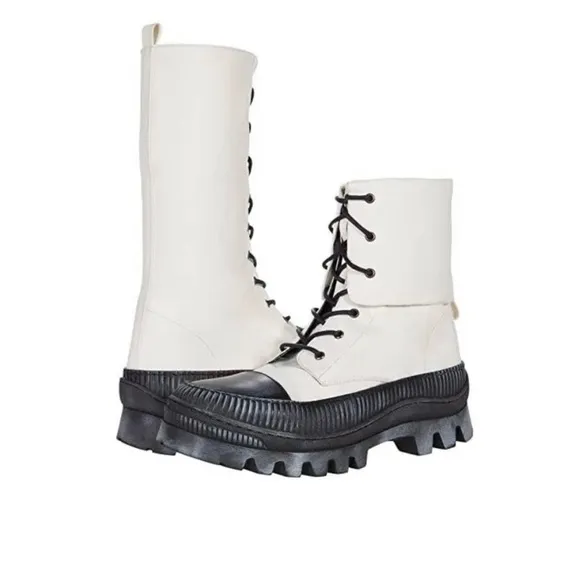 Free People‎ Goldie Lug Sole Lace up Boote