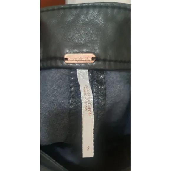 Free People Kaelin Moto Skinny Jeans Size 2