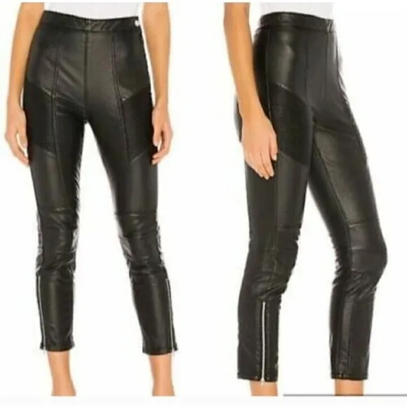 Free People Kaelin Moto Skinny Jeans Size 2